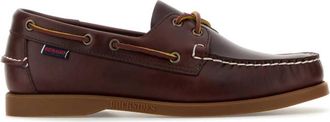 Sebago Dark Brown Leather Loafers