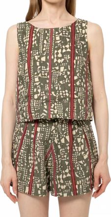 Bel Kazan Lior Top In Sage Mirage