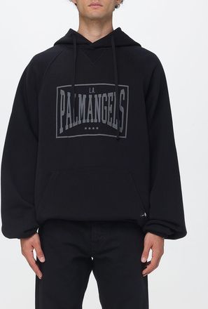 Palm Angels Oversized Logo Cotton Hoodie