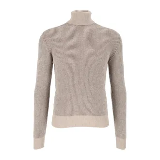 Circolo 1901 Dolcevita lana - - Knitwear - Uomo - Marrone - S