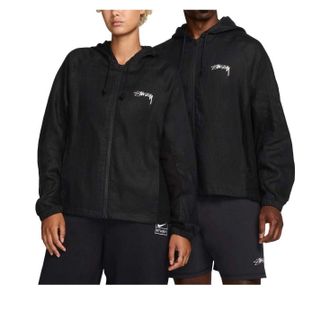 Nike x Stussy Linen Shell Jacket Asia Sizing Black FZ5752-010