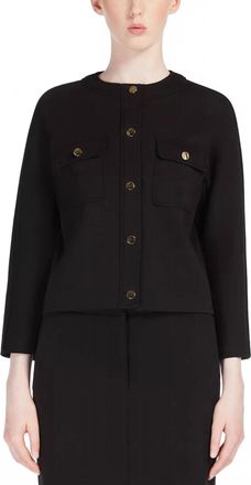 Max Mara Gradara Jacket In Black