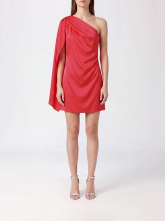 Stella McCartney Asymmetric One-Shoulder Cr&ecirc;pe Mini Dress for Ceremonies