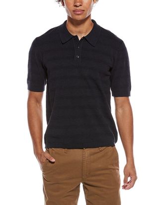 Rag & Bone Troy Zuma Toweling Polo Shirt
