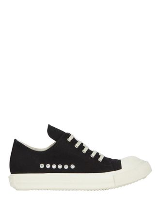 Rick Owens Black Lace-up Sneakers