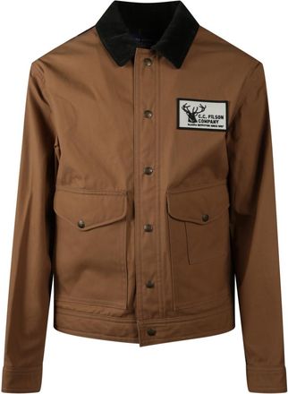 Junya Watanabe Brown Oxford Logo Jacket