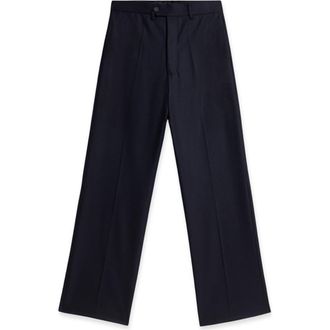 Fortela Classic Wool Trousers in Blue at Nordstrom, Size 40 32 Eu