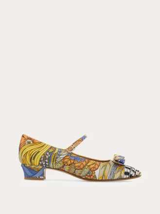 Ferragamo Women Vara bow Mary Jane Multicolor Size 11.5