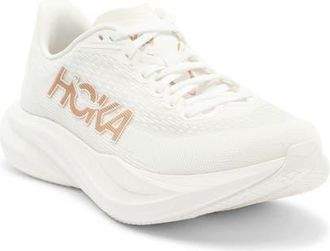 Hoka One One Mach 7 Running Shoe in Frost /Rose Gold at Nordstrom, Size 10.5