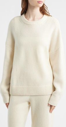 House of CB Bear Wool Sweater in Cream at Nordstrom, Size X-Large