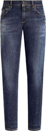 Dolce & Gabbana Jeans con design a cinque tasche - Blu
