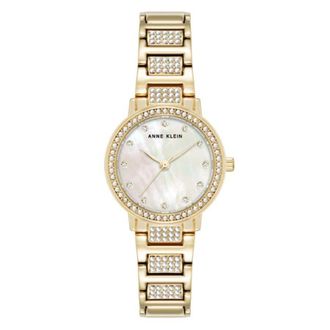Anne Klein Classic White Dial Ladies Watch AK/5104MPGB