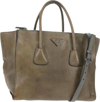 Prada Pre-owned Handbags, female, Gray, Size: ONE SIZE Pre-owned Vintage Handbag