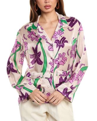 Juan de Dios Juan De Dios Noches De Luna Silk Shirt