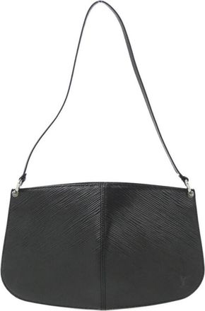 Louis Vuitton Black Leather Pochette Pouch (Pre-Owned)