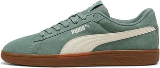 Puma Smash 3.0 Green Leather Sneakers, green, 8 UK