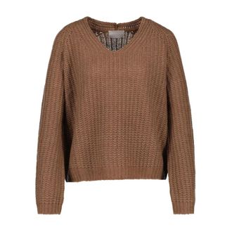 Hemisphere Cashmere Truien - Dames - Cashmere truien - Bruin - S - Kasjmier - Truien & Vesten
