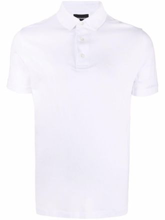 Emporio Armani eagle-motif polo shirt - White