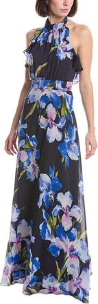 Eliza J Sleeveless Printed Maxi Dress