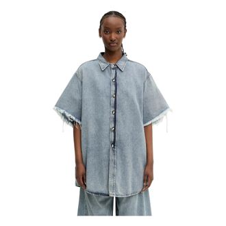 Darkpark Tina Denim Shirt - Dames - Spijkeroverhemden - Blauw - XS - Denim - Overhemden