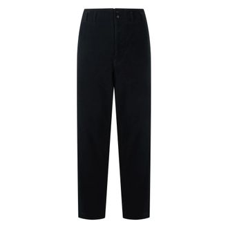 Moschino Classic Trousers with High Waist - male - Moschino - Straight Trousers - Black - M - Trousers