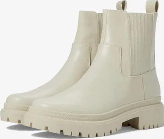 Abercrombie & Fitch Lorice Ankle Boots Womens Oatmeal Chelsea HTAT1163