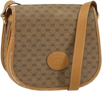 Gucci Pre-owned Cross Body Bags, female, Beige, Size: ONE SIZE Pre-owned Plastic Cross Body Bag