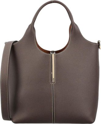 Tod's Dark Brown Leather Mini Tote