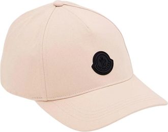 Moncler Caps, female, Pink, Size: ONE SIZE Luxury White Baseball Cap