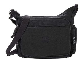 Kipling Gabbie Crossbody Bag Womens Handbags Black Noir, Polyester/Polyamide