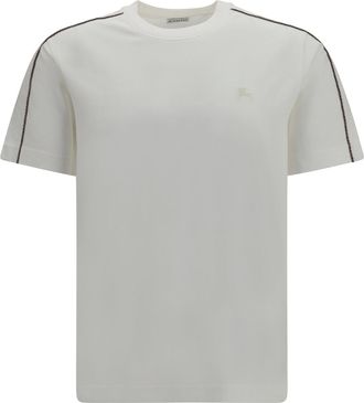 Burberry Mens Cotton T-Shirt Chalk T-Shirts And Polos