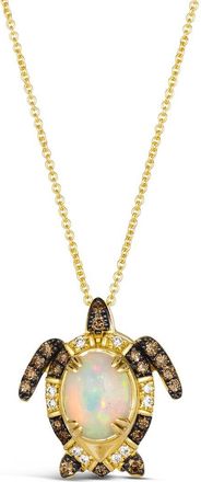 Le Vian Neopolitan Opal 18K 1.34 Ct. Tw. Diamond & Opal Pendant