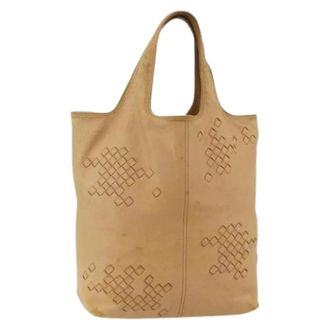 Bottega Veneta Pre-owned Tote Bags, female, Brown, Size: ONE SIZE Pre-owned Vintage Tote Bag
