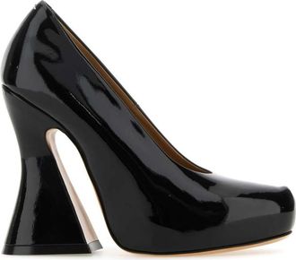 Maison Margiela Black Leather Pumps