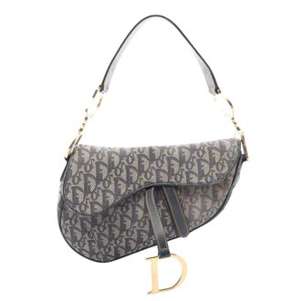 Dior Pre-owned Dior issimo Canvas Saddle Bag Ladies CRECB3EGO2QUXTGO
