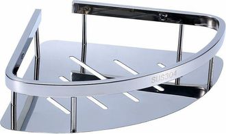 OEM Etagere D Angle Pour Douche - Acier Inoxydable 304 - Ventouse Triangulaire - Salle De Bain Cuisine Toilettes Balcon - 1 Piece