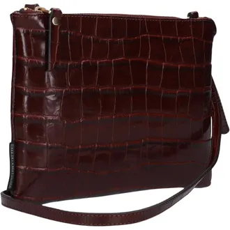 Fred De La Bretoniere Tassen, Dames, Bruin, ONE Size, Leer, Bregje Crossbody