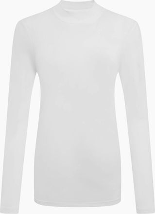 Craghoppers Womens Craghoppers Womens/Ladies Nosilife Mock Neck Long-Sleeved Golf T-Shirt - White - Size: 20