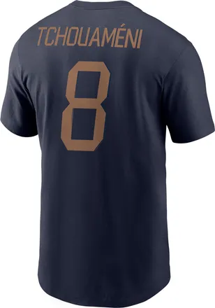 Nike Aur&eacute;lien Tchouam&eacute;ni FFF Nike Mens Soccer T-Shirt in Blue | M11332P375FNAT-NVY