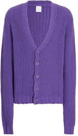 8 by YOOX RECYCLED COTTON RELAXED FIT CARDIGAN