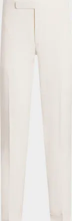 Ralph Lauren Purple Label Men & apos;s Gregory Hand-Tailored Silk-Linen Trouser