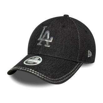 New Era 9Forty Cap - unisex - Petten - Zwart - ONE Size - Denim - Accessoires