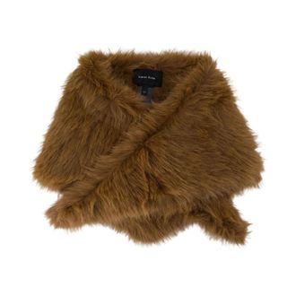 Simone Rocha Foulard grande in ecopelliccia - - Accessories - Donna - Marrone - ONE SIZE