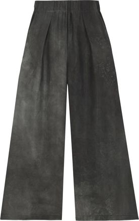 Cortana Dali- petrolblauwe broek - Dames - Wijde Broeken - Groen - 2XS - Broeken