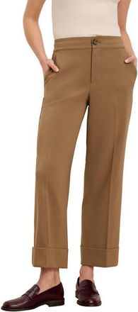 Nic+Zoe Clarendon Stretch Ankle Pants in Oak at Nordstrom, Size Xx-Large