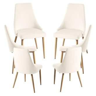 Regalos Miguel Regalos Miguel - Packs Sillas Comedor - Pack 6 Sillas Stoik Wood - Beige