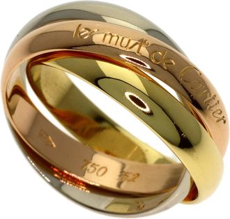 Cartier Yellow Gold (18K) Pink Gold (18K) White Gold (18K) Band Ring (Pre-Owned)