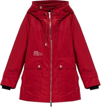 Dsquared2 Parka met Capuchon - Dames - Parka Jassen - Rood - S - Jassen