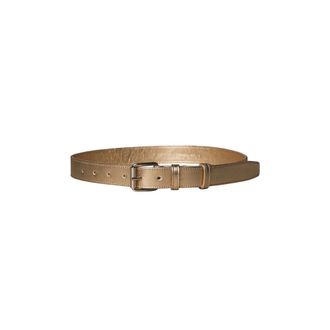 Comme Des Gar&ccedil;ons Accessoires, unisex, Geel, M, Leer, Classic Belt