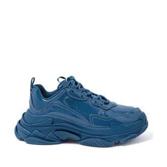 Balenciaga Schoenen, Heren, Blauw, 42 EU, Chunky Glossy Blue Sneakers